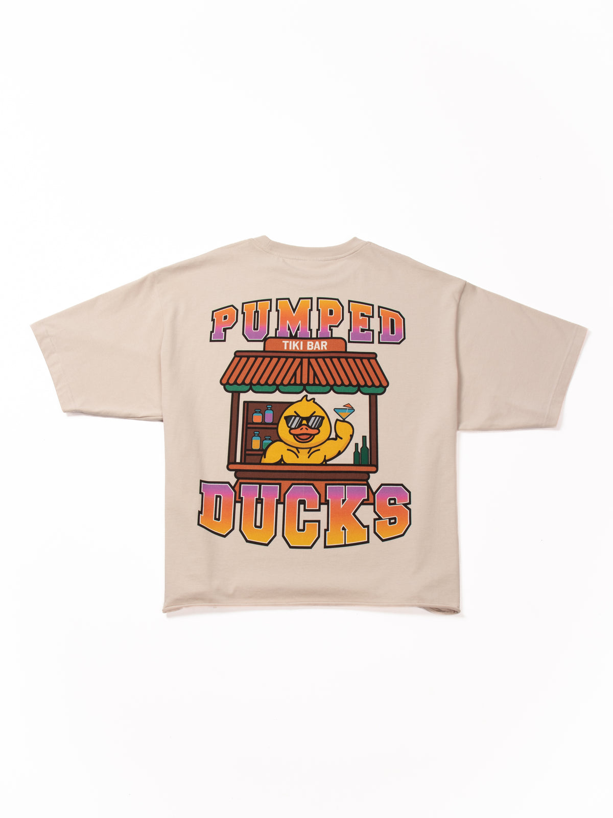 Tiki Bar Oversized T-Shirt — Bone