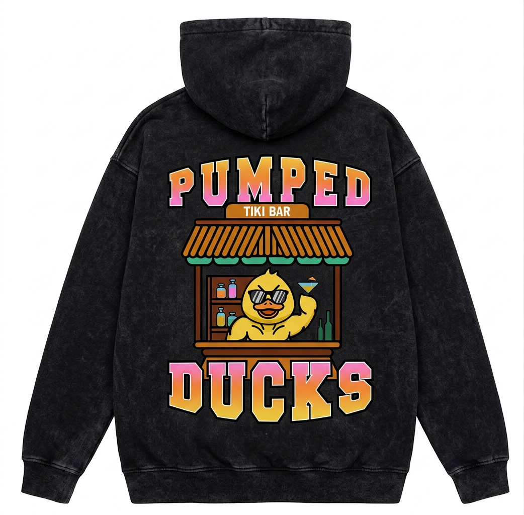 OVERSIZED TIKI BAR HOODIE (PRE-ORDER)