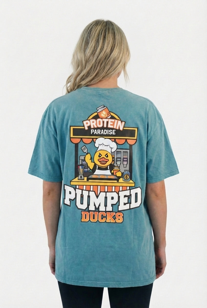 Protein Paradise Tee - Teal