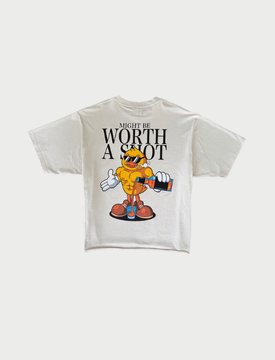 Worth A Shot Oversized Tee